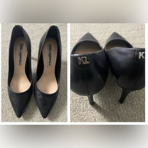 KARL LARGERFELD Royale Black Pump